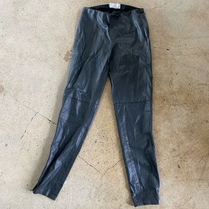 Free People leather leggings